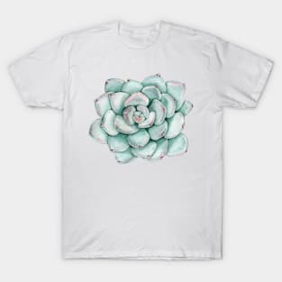 Watercolor succulent cactus T-Shirt